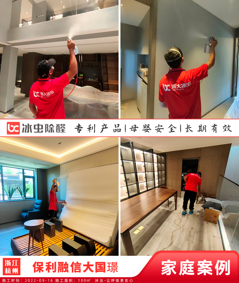 保利融信大国璟 --杭州除甲醛