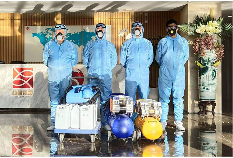 冰虫消毒除菌现场施工照片3