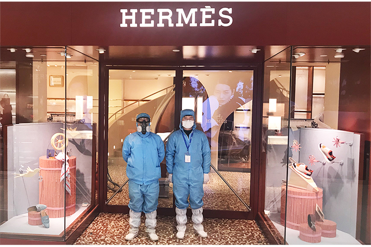 冰虫消毒除菌现场施工照片4